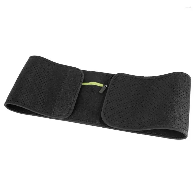 Waist Support Fitness Belt Waterproof With Zipper Pocket Adjustable Fastener Tape For A Comfortable Fit Tummy Sweat Reduction