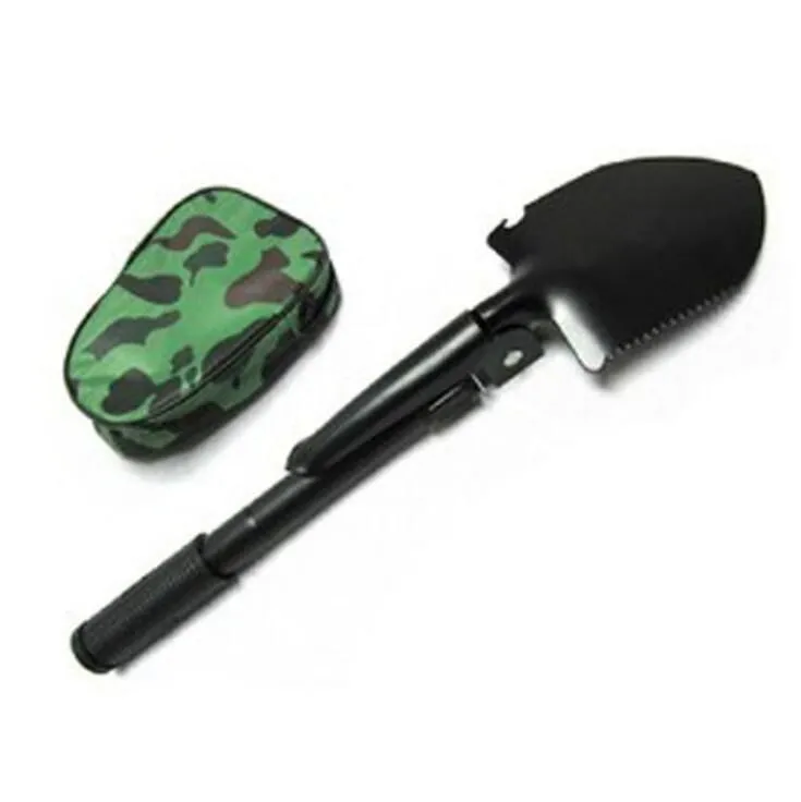 Outdoor Multi-function Tools Portable Folding Shovel Survival Spade Emergency Trowel Dibble Pick Garden Camping Free Shipping