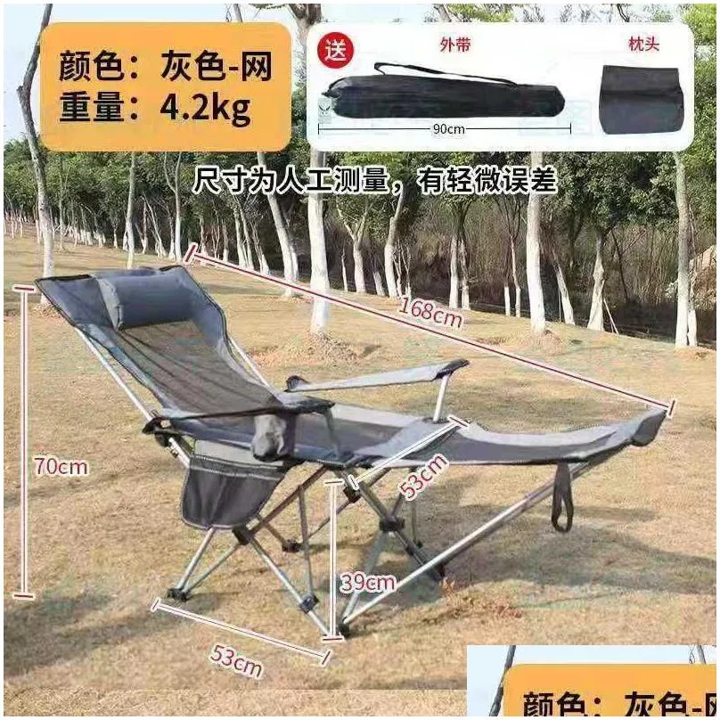 Camp Furniture apollo walker Folding Camping Chairs Reclining Beach Chairs for Adults Portable Sun Chairs Outdoor Lounger with Carry Bag