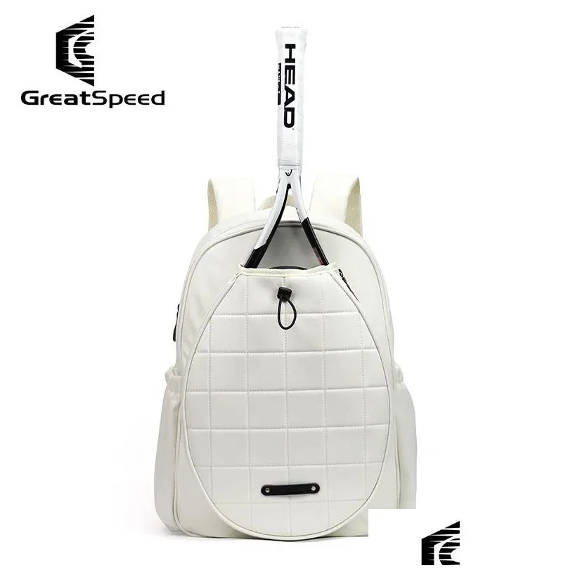 Tennis Bags Greatspeed Large Capacity Badminton Womens Racket Mens Lovers Backpack Padel Tenis Pack Sport 220913 Drop Delivery Dhfyn