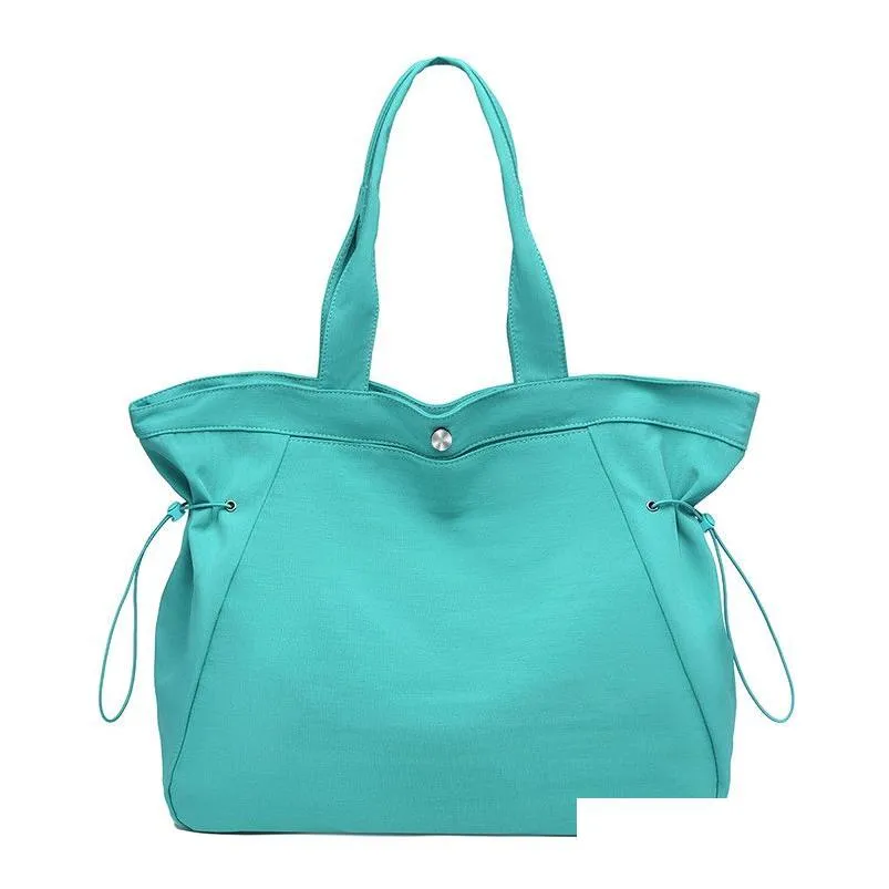 LL Womens Tote Yoga Bags Handbags Shoulder Bag Messenger Bags Outdoors Travel Girls Beach Duffel Bag Exercise Stuff Sacks Shopping