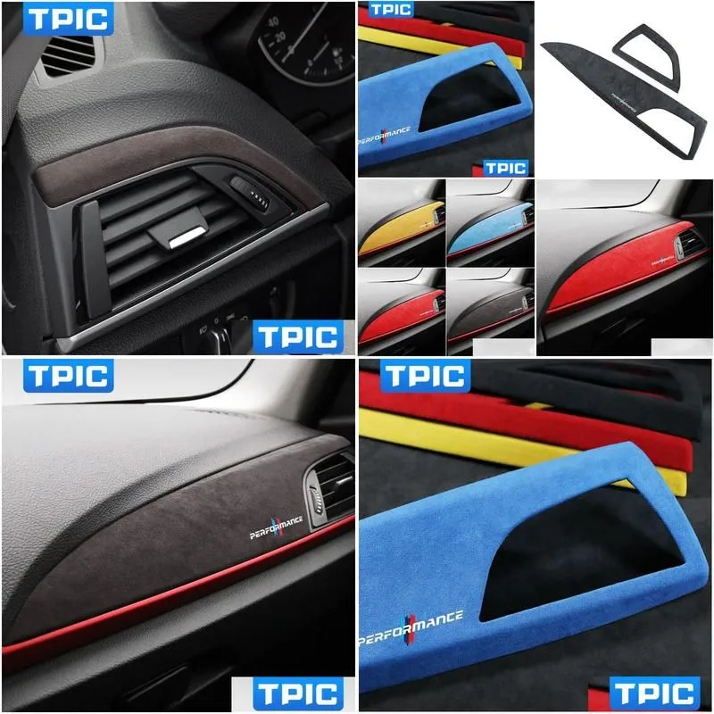 Car Stickers Alcantara Wrap Abs Er Car Center Console Instrument Panel M Performance Decals Sticker For F20 F21 F22 F23 1 2 Series 219