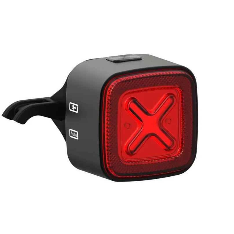 Bike Lights Enfitnix Cubelite III Smart Tail Light Bicycle Brake Warning Ultra Bright Rear USB Charge LED Night 230907