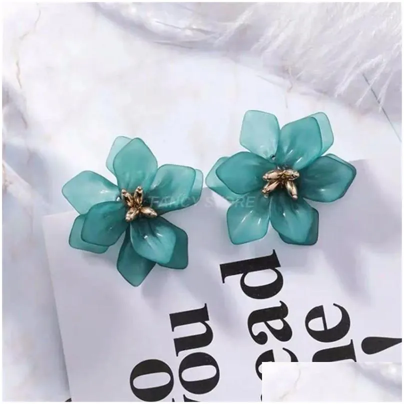 Stud Earrings 1/2PCS Korean Trending Fashion Accessory Fashionable Trendy Geometric