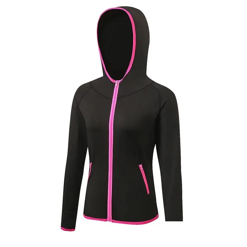 2023 New Running Jacket Women Yoga Zipper Long Sleeve Shirt Women Sport Jacket Fitness Ladies Hoodies Sports Women`s Clothing