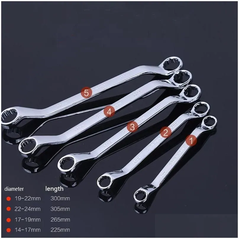 Hand Tools Double-Headed Plum Wrenches 45 Degree Angle Car Repair Quick Manual Spanner Hardware Household Tool Drop Delivery Mobiles