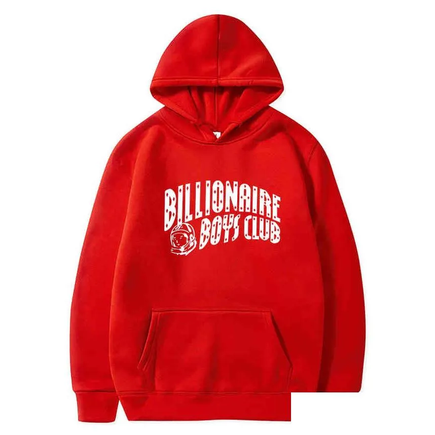 Fashion Letter Print Billionaire Club Men`s Women`s Street Teenager Tide Sportswear Unisex Hoodie Hop Clothing