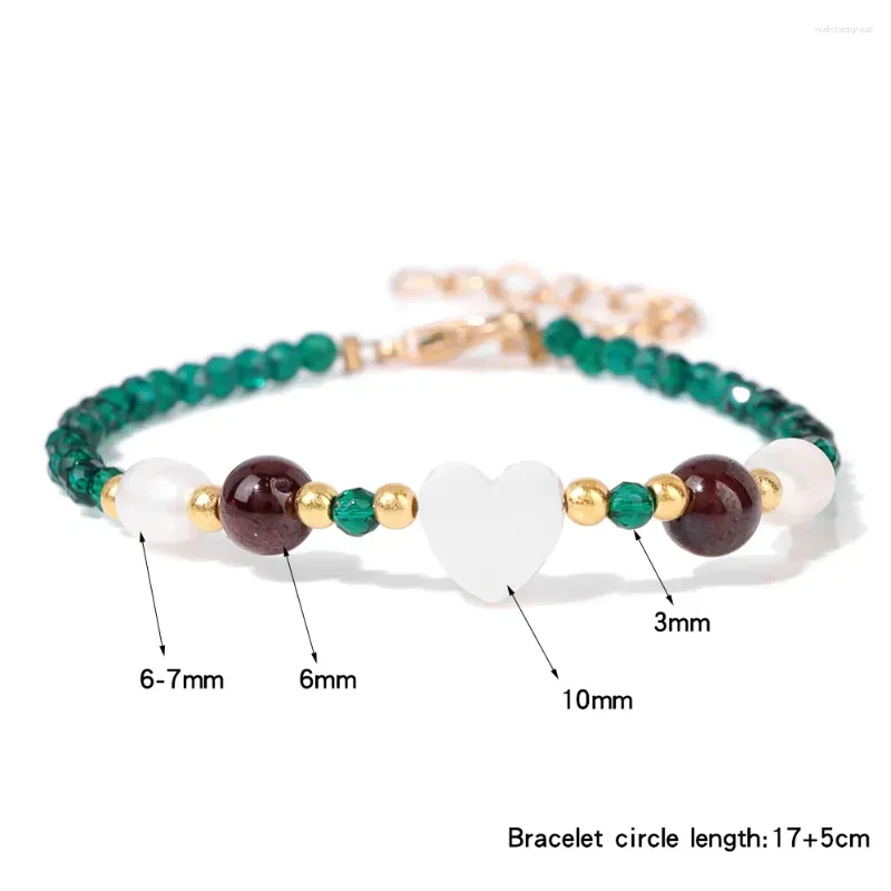 Strand Trendy Natural Stone Tourmalines Spinels Beads Bracelets Adjustable Gold Color Chain Women Men Handmade Jewelry Gifts