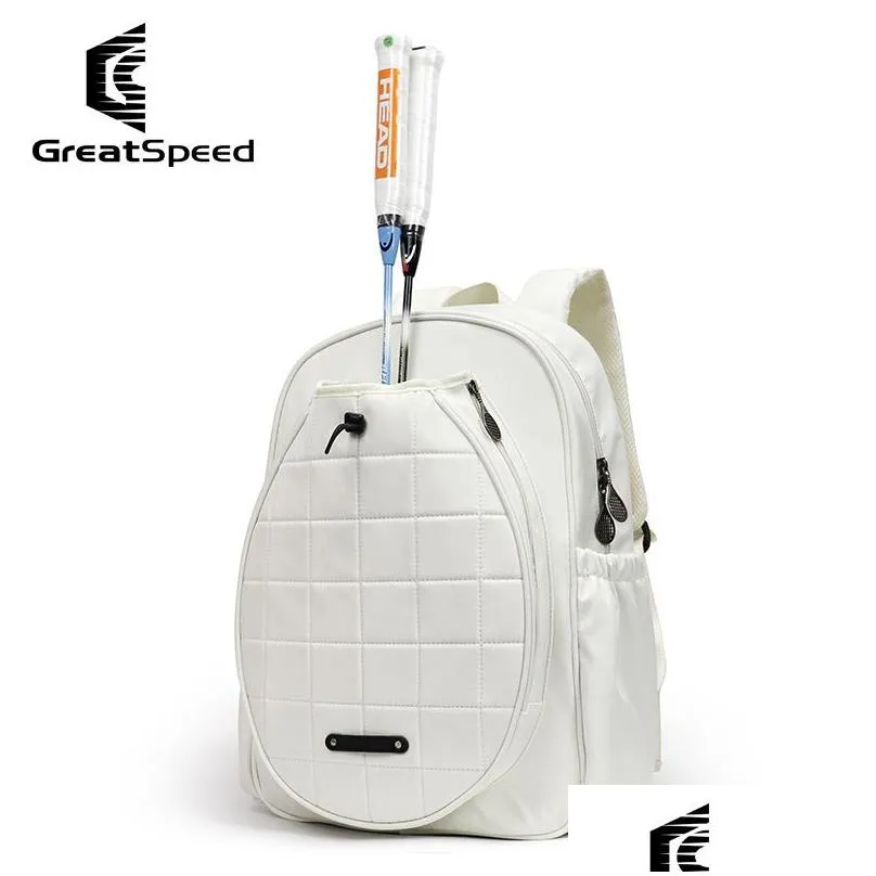 Tennis Bags Greatspeed Large Capacity Badminton Womens Racket Mens Lovers Backpack Padel Tenis Pack Sport 220913 Drop Delivery Dhfyn