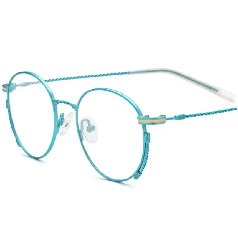 Sunglasses Frames Round Thin Titanium Women`s Eyeglasses With Frame Fancy Design Personalized Eyewear Myopia Optical Glasses For Men