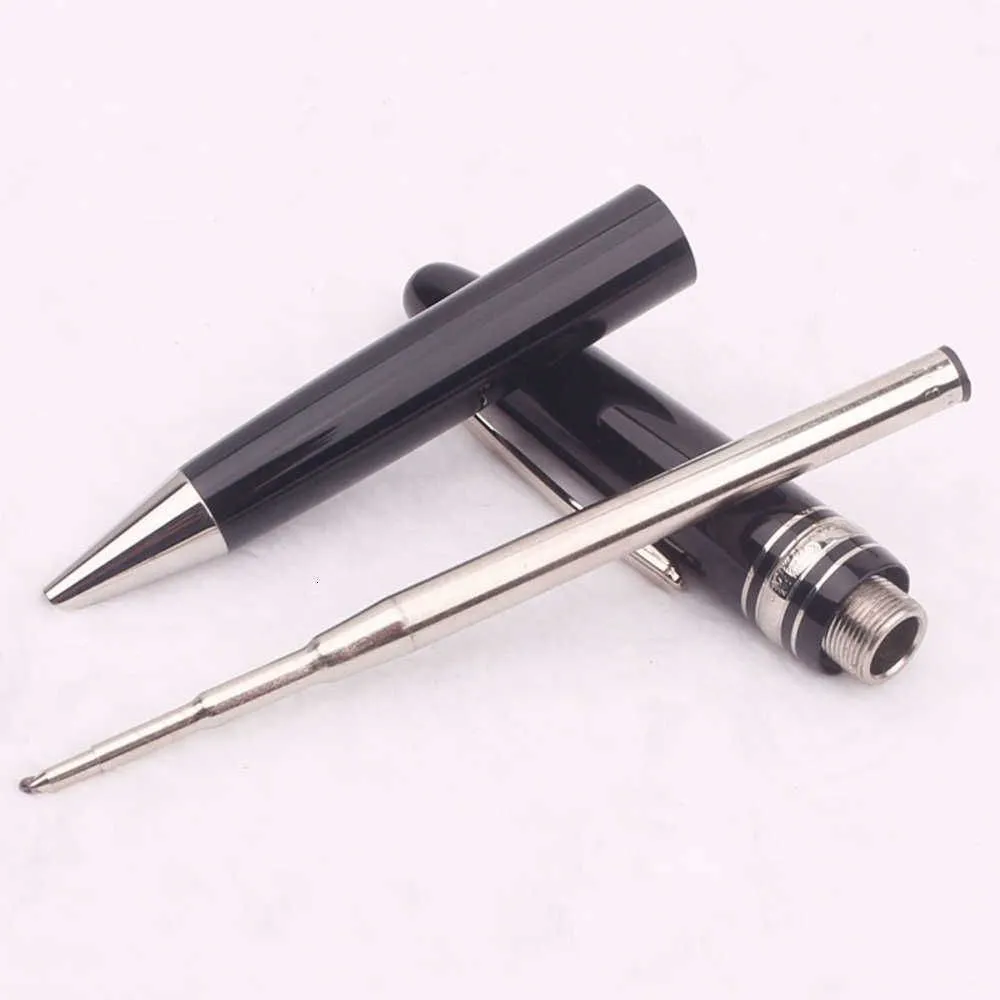 wholesale Black Resin Luxury High Quality Fountain Pens Office Supplies Designer Roller Ballpoint Pen Materials Of ST1456491111