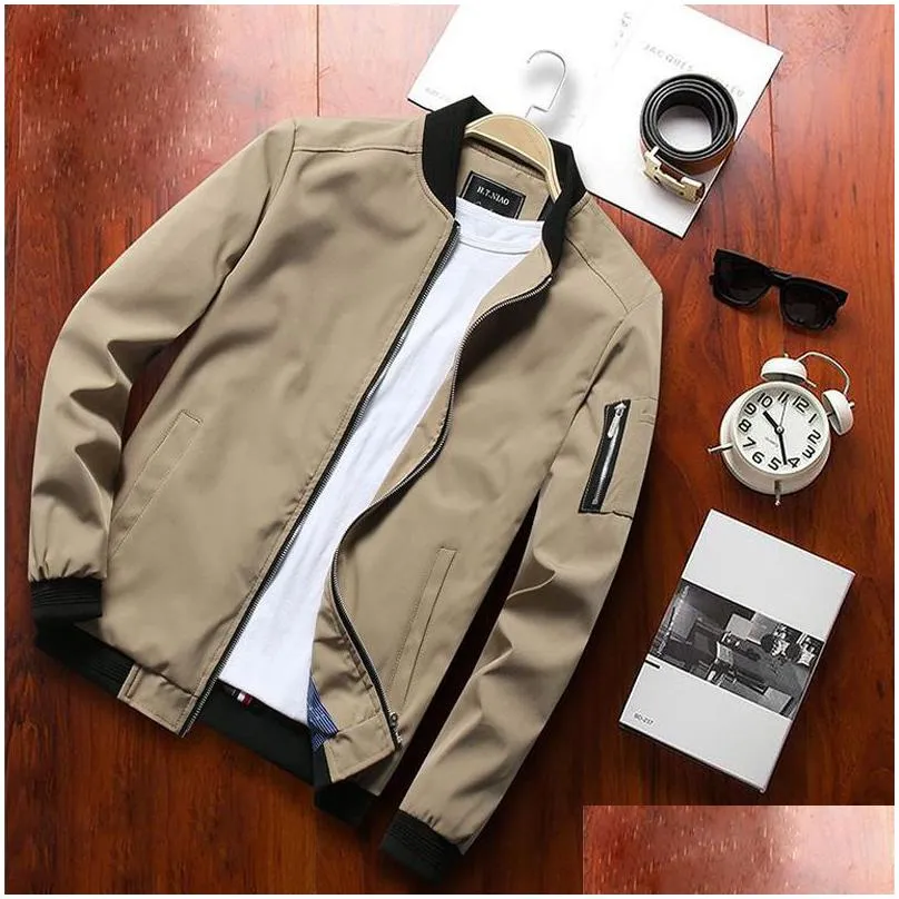 Men`S Jackets Mens Winter Jacket Men Fashion Casual Slim Sportswear Bomber And Coats Plus Size 6Xl Drop Delivery Apparel Clothing Oute Dhznt