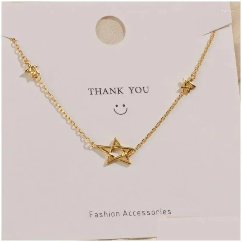 Link Bracelets ENSHIR Vintage Hollow Star Bracelet For Women Temperament Chain Party Jewelry Gift