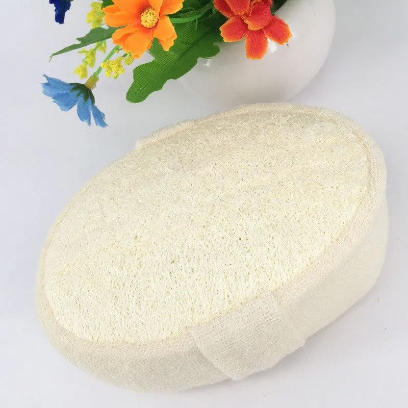 Natural Loofah Sponge Bath Ball Shower Rub Bath Shower Wash Body Pot Sponge Scrubber Durable Healthy Massage Brush 10pcs