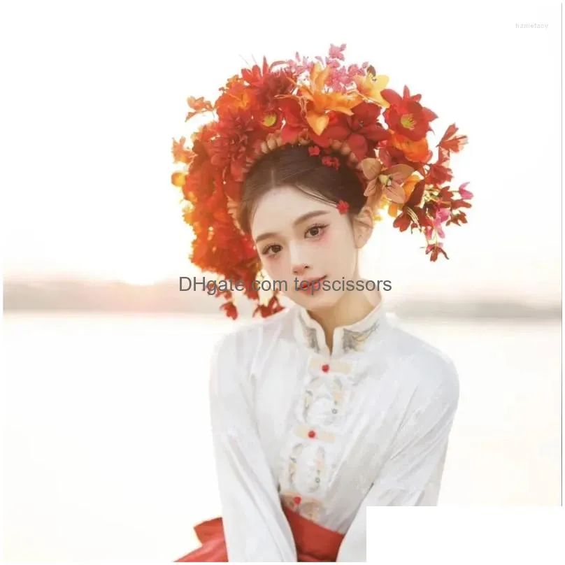 Hair Accessories Quanzhou Wearing Flower Headdress Xunpu Womens Clothes Clothing Headband Drop Delivery Products Tools Dhemz