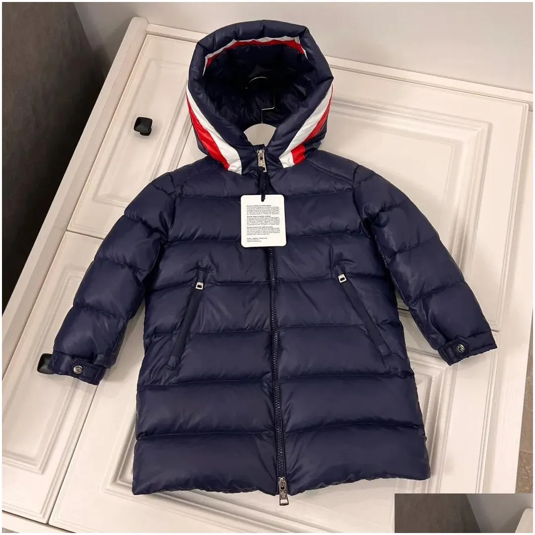 Baby Winter Down Jackets coat kid designer Down Coat baby clothes Casual kids coats White duck down girl boy jacket hooded outwear warm toddler jacket clothing