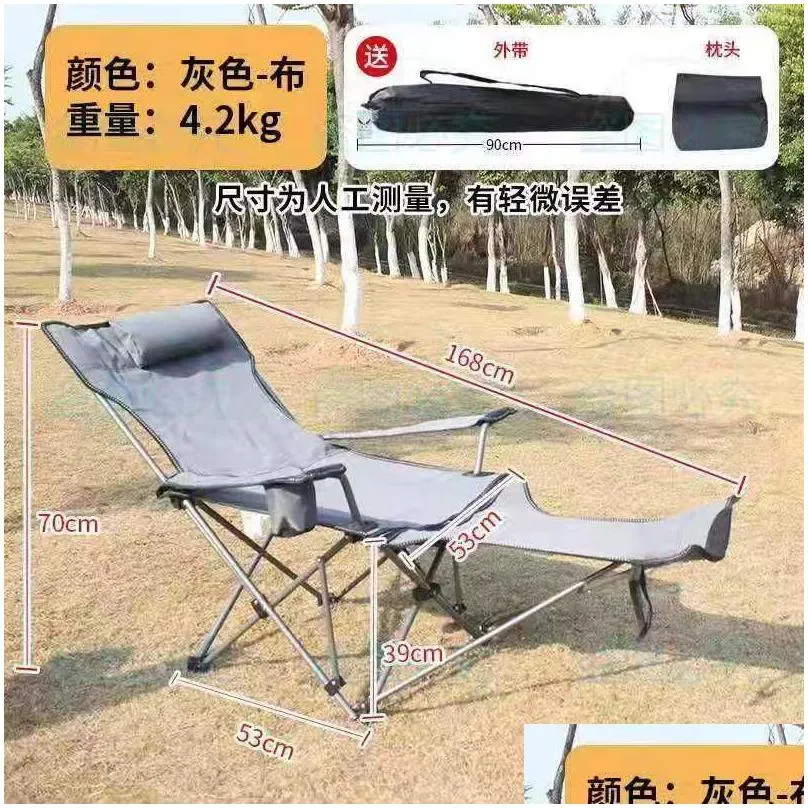 Camp Furniture apollo walker Folding Camping Chairs Reclining Beach Chairs for Adults Portable Sun Chairs Outdoor Lounger with Carry Bag