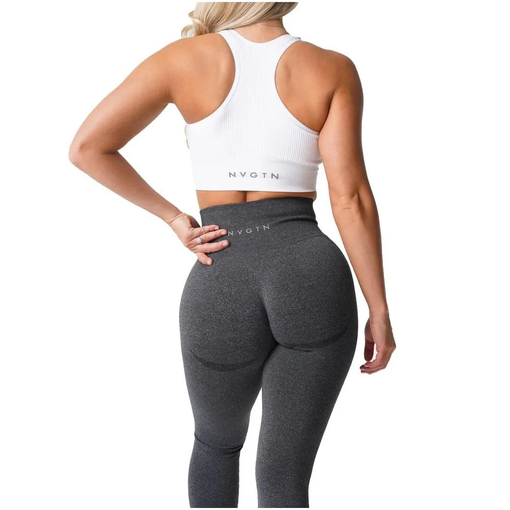 Yoga Outfit Yoga Outfit NVGTN Speckled Seamless Lycra Spandex Leggings Women Soft Workout Tights Fitness Outfits Pants High Waisted Gym