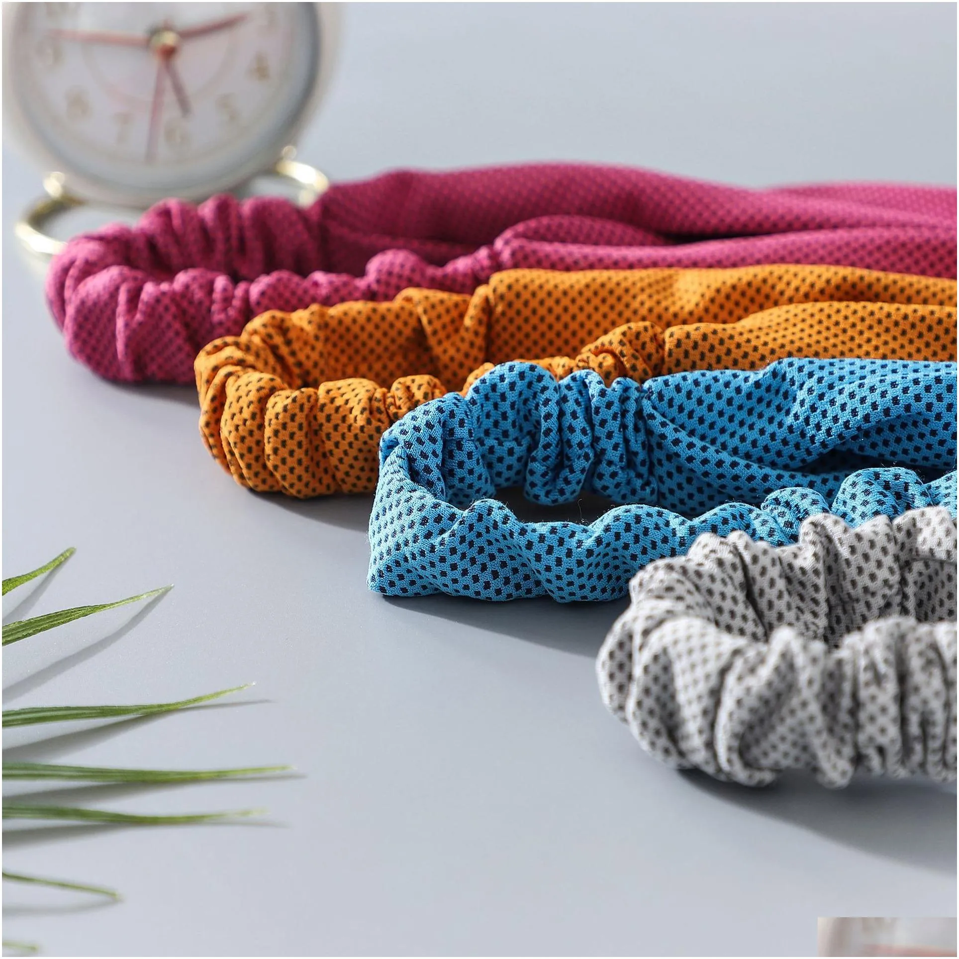 LU-23 Elastic Yoga Headband Yoga Hair Bands Sport Sweatband Women/Men Running Hair Band Turban Outdoor Gym Sweatband Sports Bandage OEM