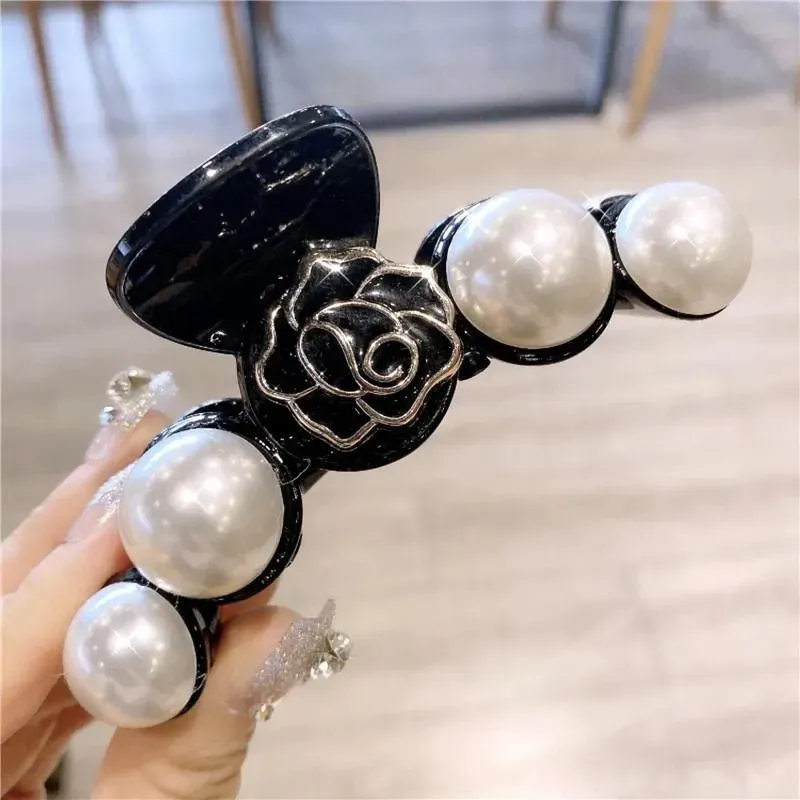 Hair Clips Bowknot Bands Long Ribbon Accessories Pearl Hairpin Small And Delicate Designed 2023 Trendy Women`s