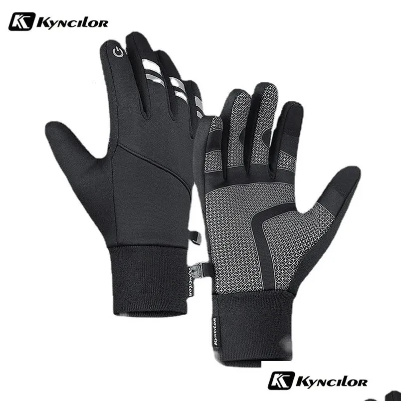 Ski Gloves Winter Handschoenen Men Women Waterproof Windproof Bike MTB Thermal Warm Touch Non Slip Snow Sports 230909