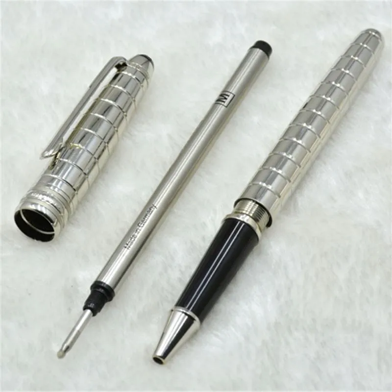 wholesale high quality Silver 163 Roller ball pen / Ballpoint pen school office stationery business Write ball pens Gift