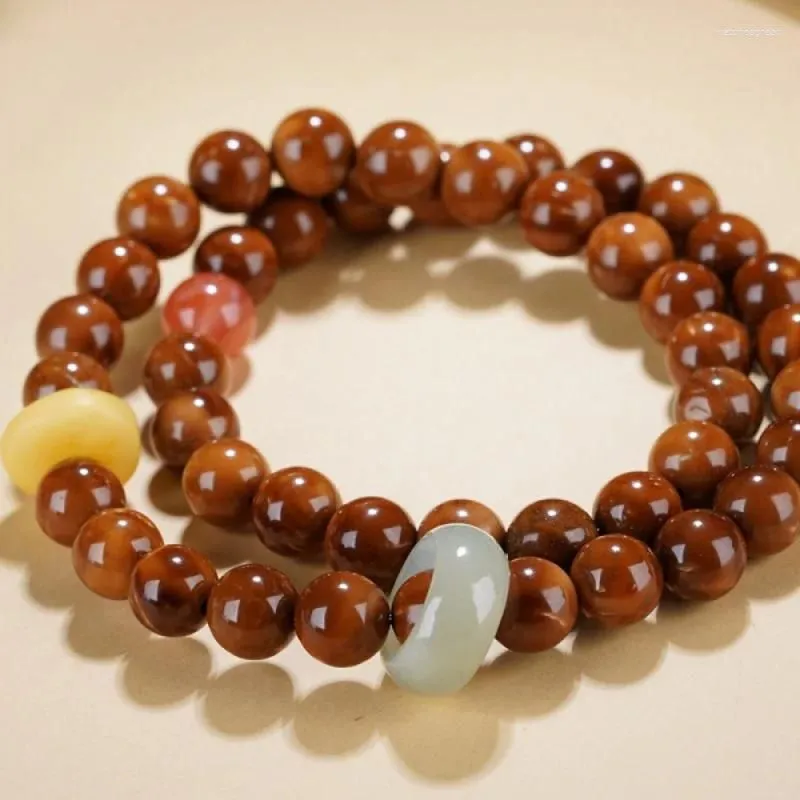 Strand High Throw Natural Cook Round Beads Single Multi-Wrap Bracelet Bodhi