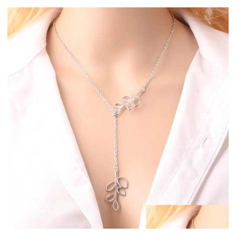 Pendant Necklaces 5 Styles Designer Jewelry Women Necklace Simple Infinity Cross Slide 925 Sier Chain Bird And Tree Drop Delivery Pend Dhz8U