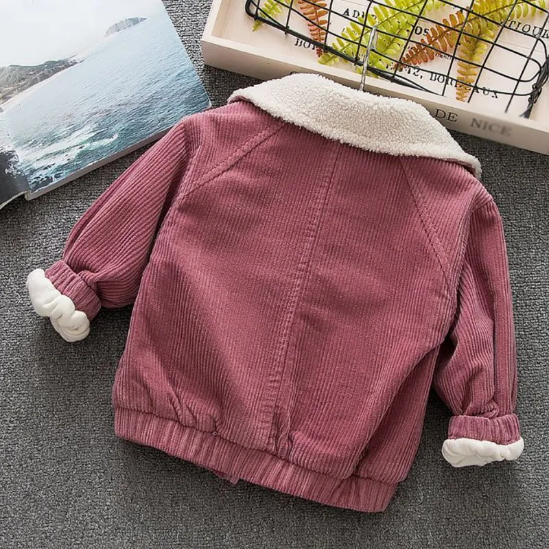 Kid Clothes Baby Girl Coat Winter Warm Plus Cotton Thicken Children Girl Jacket Newly 2019