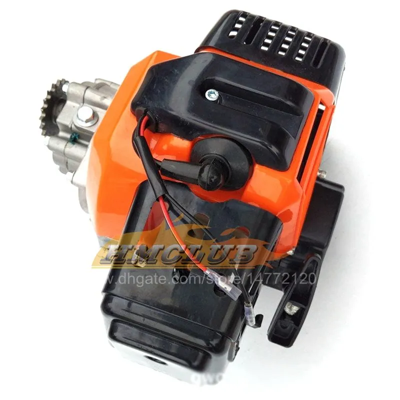 1E44-5 49cc 2 stroke engine with gearbox for mini dirt bike,Pocket bike,Mini atv parts MFD11