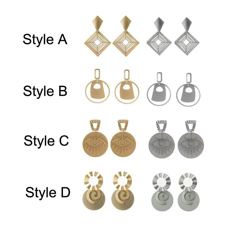 Hoop & Huggie Isang 2021 Fashion Sier Gold Earrings American European Womens Statement Earring Jewelry Gifts Ie0527 Drop Delivery Dhep8