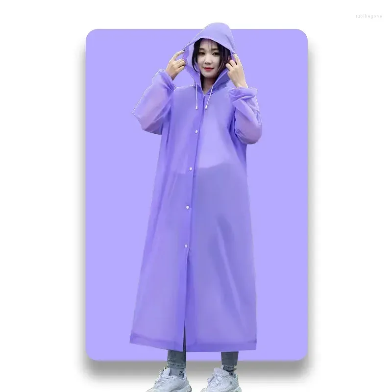 Raincoats High Quality EVA Minimalist Long Windproof Raincoat For Men And Women Outdoor Travel Convenient To Carry