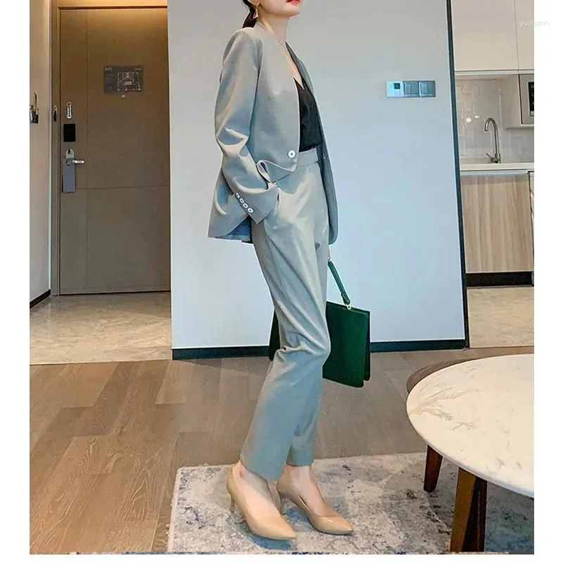 Work Dresses Small And Slim Fashionable Stylish With A High Sense Of Elegance. Suit Set Two Pieces Female Commuting Outerwear