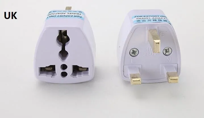 Travel  AC Electrical Power UK AU EU To US Plug Adapter Converter USA Universal Adaptor Connector High Quality