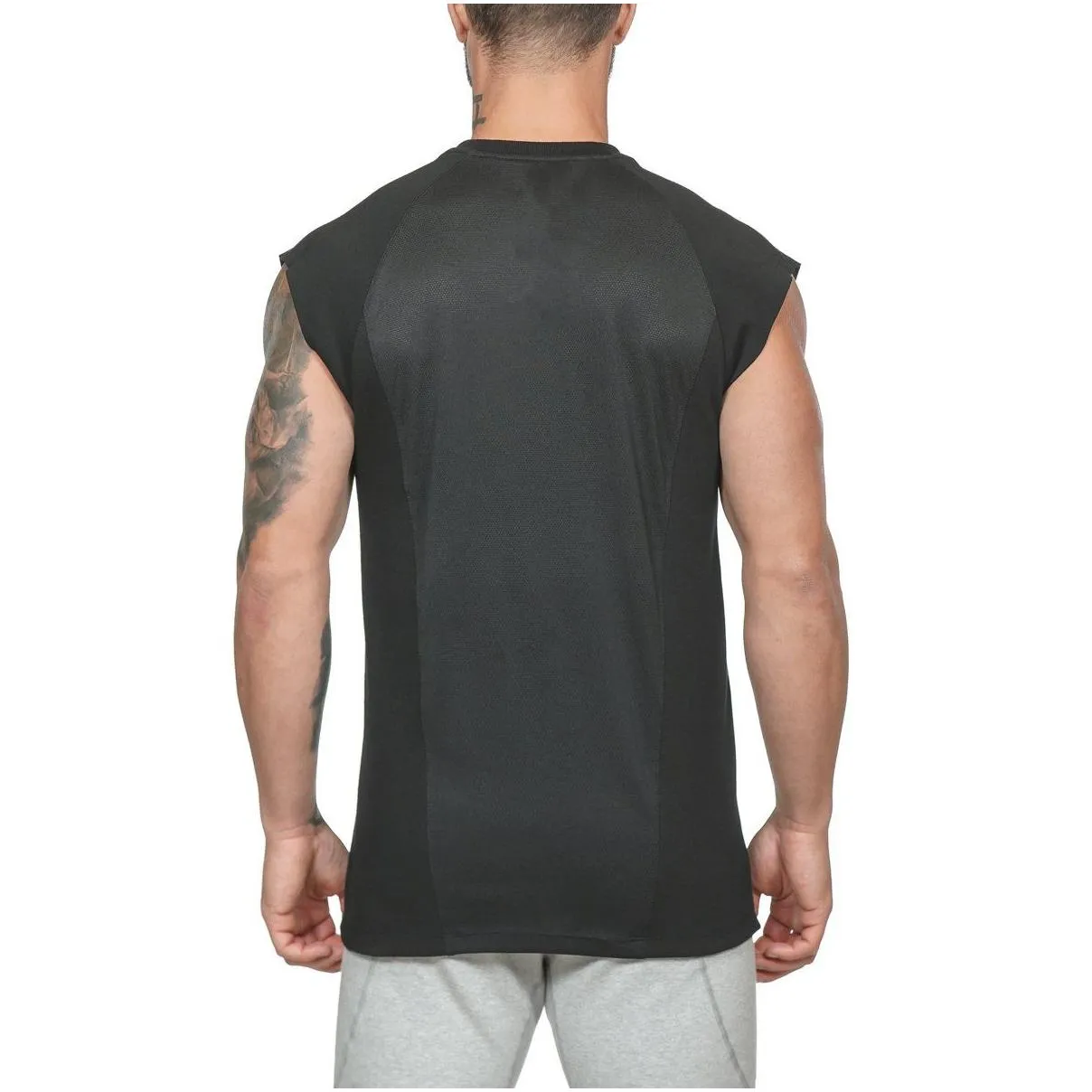 Men`S T-Shirts Designer Shirts Men Sleeveless Cotton Mticolors Quick Dry Slim Fit New Summer Urban Wind Short Sleeve Drop Delivery App Dh9Rk