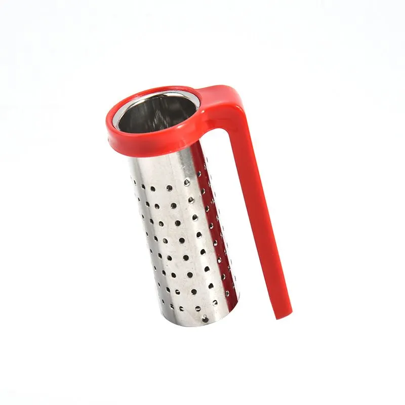 1pcs Stainless Steel Tea Infuser With Handle Hanger Tea Diffuser Strainer Herbal Spice Filter Drinkware Teas Accessories