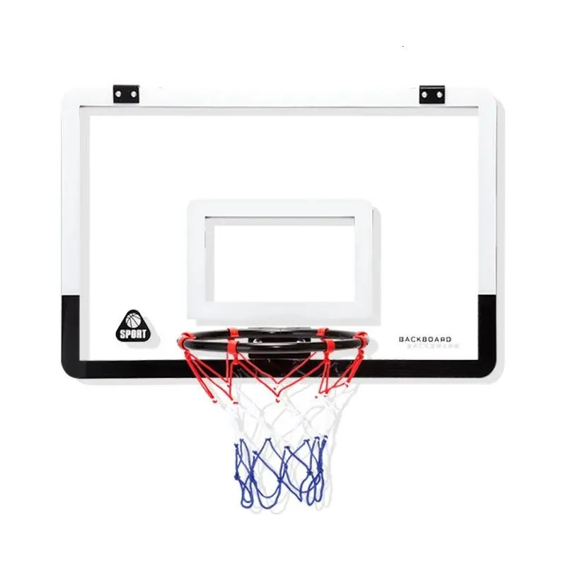 Balls Children Kids Hanging Basketball Hoop Indoor Door Wall Mounted Mini Basket Ball Board Toy Set with Pump Boys Gift 230811