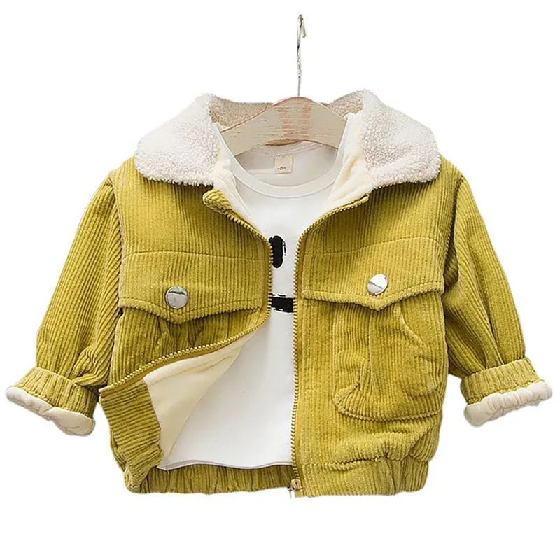 Kid Clothes Baby Girl Coat Winter Warm Plus Cotton Thicken Children Girl Jacket Newly 2019