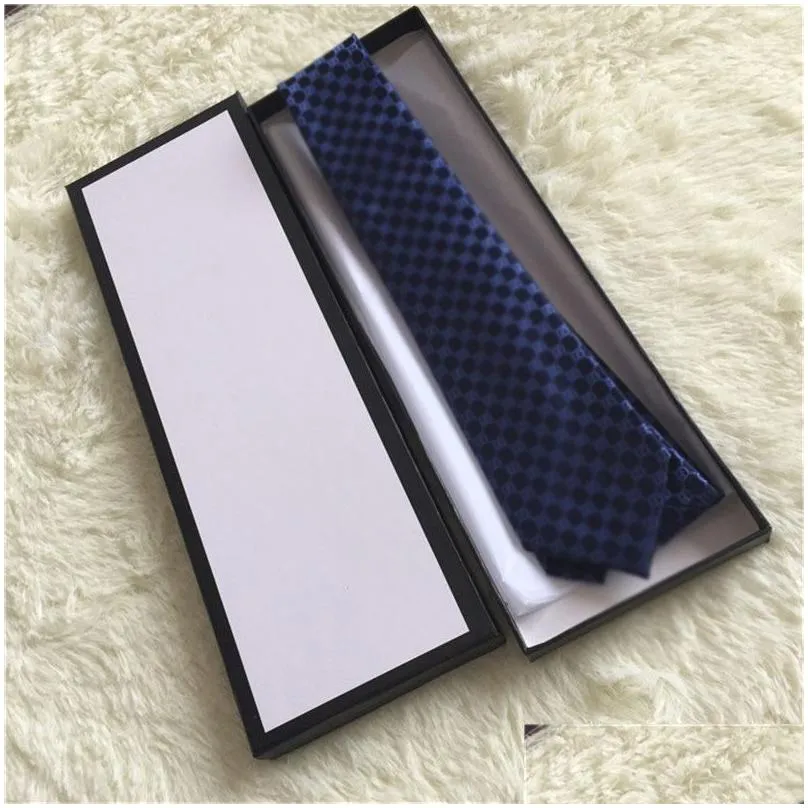 Luxury men`s 100% silk tie jacquard yarn-dyed tie standard brand gift box packaging194j