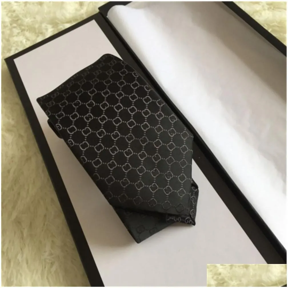 Luxury men`s 100% silk tie jacquard yarn-dyed tie standard brand gift box packaging194j