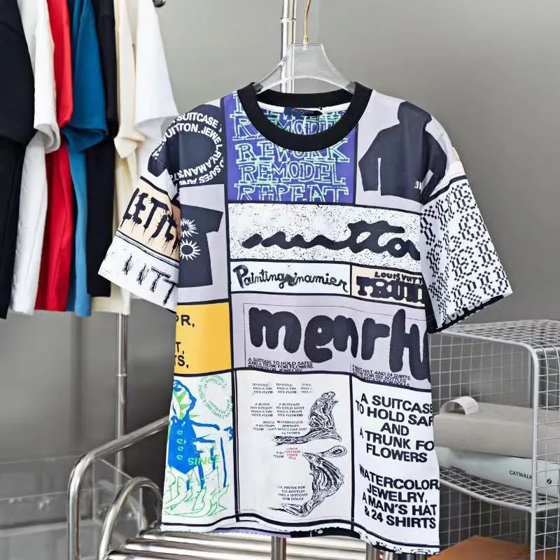 Men`s Designer T-shirt Casual Men`s Women`s T-shirt Letters 3D Stereoscopic printed short sleeve best-selling luxury men`s hip hop clothing US EU size