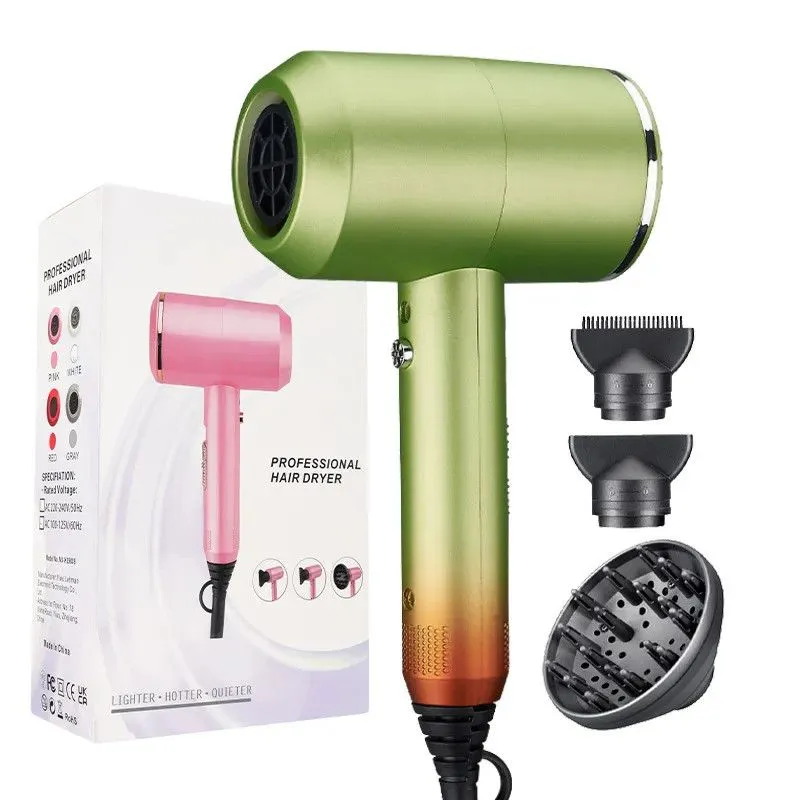 Negative ion folding hair dryer high-power household hair dryer hair salon hotel internet red hammer hair dryer