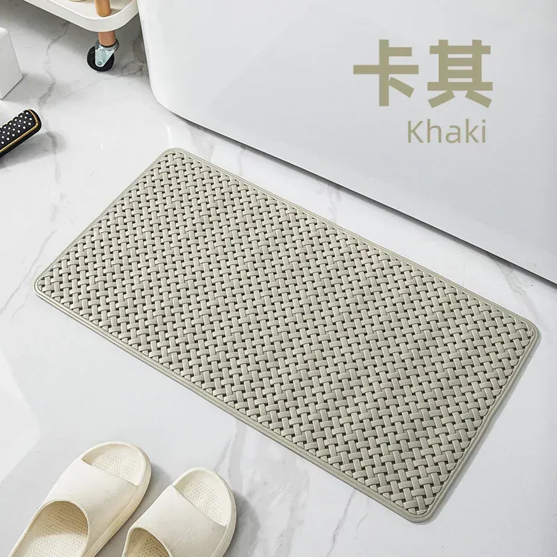 Mats New Nonslip Bath Mat with Suction Cup and Drain Hole Soft Machinewashable Shower Mat Nonslip Bath Mat Suitable for Children`s