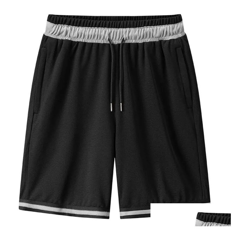 Men`S Shorts Mens Casual Beach For Gym Joggering 7Xl 8Xl Knitting Short Men Elastic Waist Basketball Workout Running Clothing Drop De Dhzep