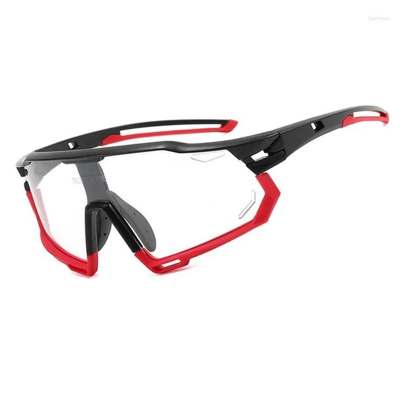 Outdoor Eyewear Superide Pochromic Riding Cycling Sunglasses Men Women Road Bike Mountain Glasses Sports Windproof Bicycle Drop Delive