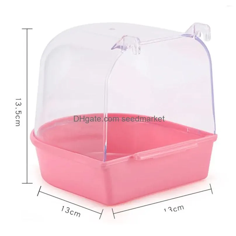 other bird supplies pet bath box canary budgerigar hanging cockatiel lovebirds cage accessories birds parrot house shower