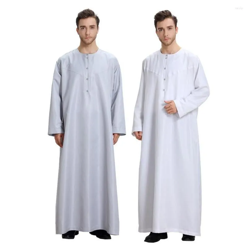 Ethnic Clothing Eid Musulman De Mode Homme Man Abaya Muslim Dress Abayas Robe Saudi Arabia Kleding Mannen Kaftan Oman Pakistan Islam