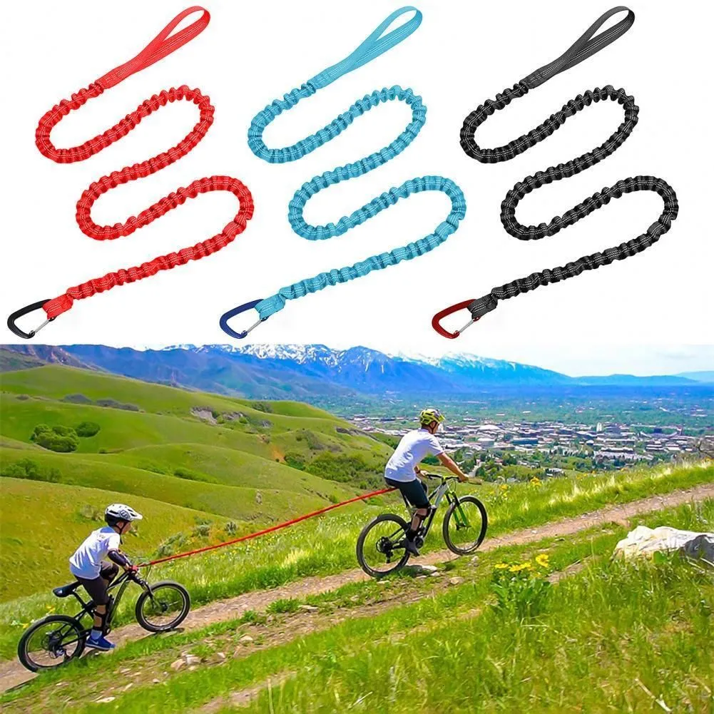 Outdoor Gadgets Bike Tow Rope Nylon Shock Absorbing Bicycle Leash Alloy Buckle Dog Antiscratch Trailer 230612