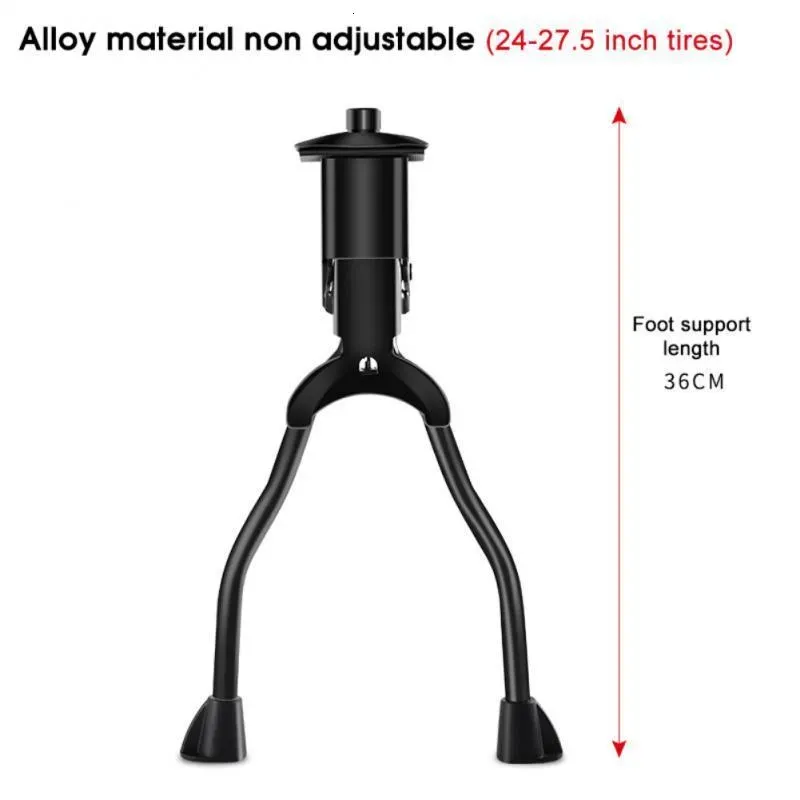 Bike Groupsets Adjustable Middle Double Kickstands Kickstand Universal Support Steel Bicycle Kick Stands 230612