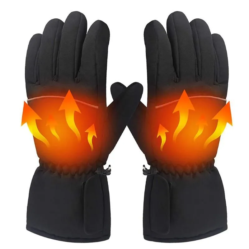 Ski Gloves Women Men Hiking Snowboarding Outdoor Heated Motorcycle Portable Hand Battery Powered Fishing Climbing Winter Warm